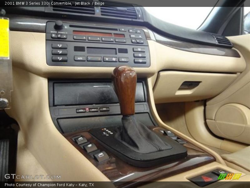 Jet Black / Beige 2001 BMW 3 Series 330i Convertible