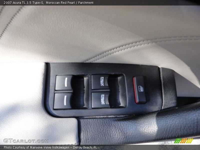 Moroccan Red Pearl / Parchment 2007 Acura TL 3.5 Type-S
