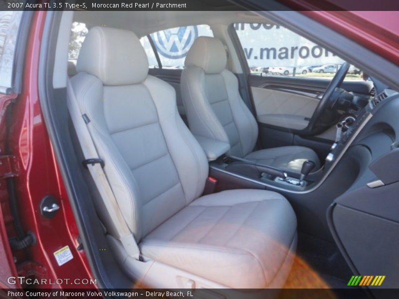 Moroccan Red Pearl / Parchment 2007 Acura TL 3.5 Type-S