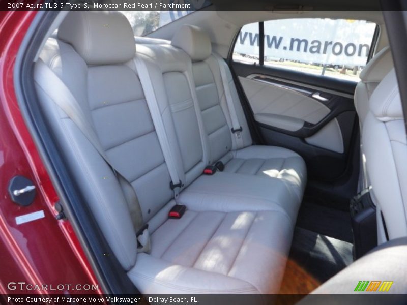Moroccan Red Pearl / Parchment 2007 Acura TL 3.5 Type-S