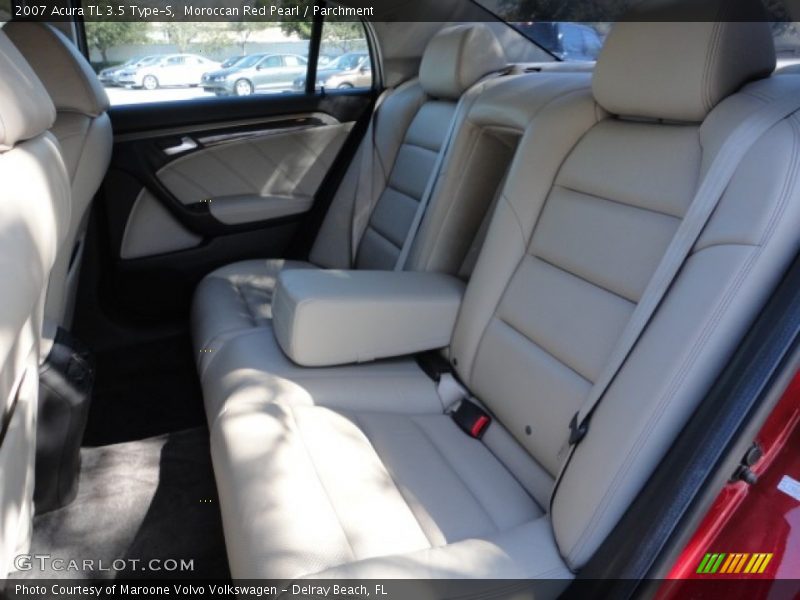 Moroccan Red Pearl / Parchment 2007 Acura TL 3.5 Type-S