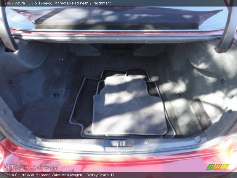 Moroccan Red Pearl / Parchment 2007 Acura TL 3.5 Type-S