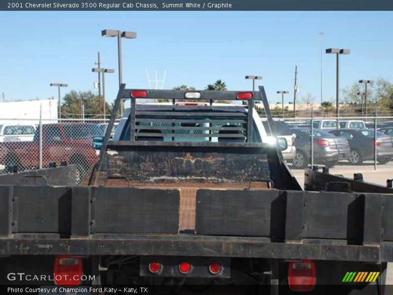 Summit White / Graphite 2001 Chevrolet Silverado 3500 Regular Cab Chassis