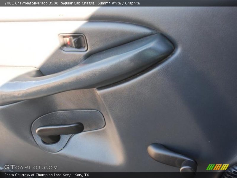 Summit White / Graphite 2001 Chevrolet Silverado 3500 Regular Cab Chassis