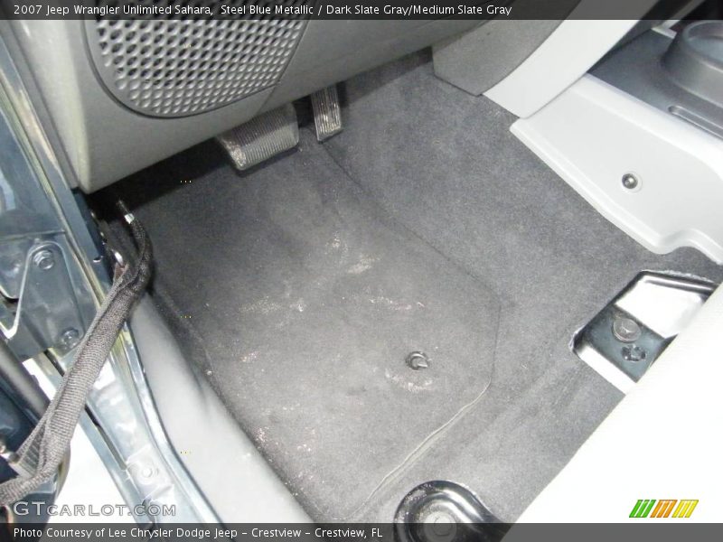 Steel Blue Metallic / Dark Slate Gray/Medium Slate Gray 2007 Jeep Wrangler Unlimited Sahara