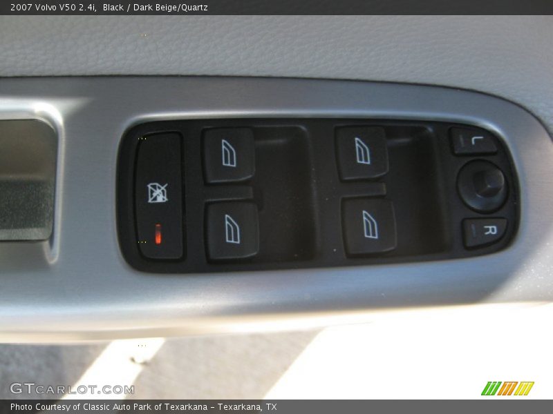 Black / Dark Beige/Quartz 2007 Volvo V50 2.4i