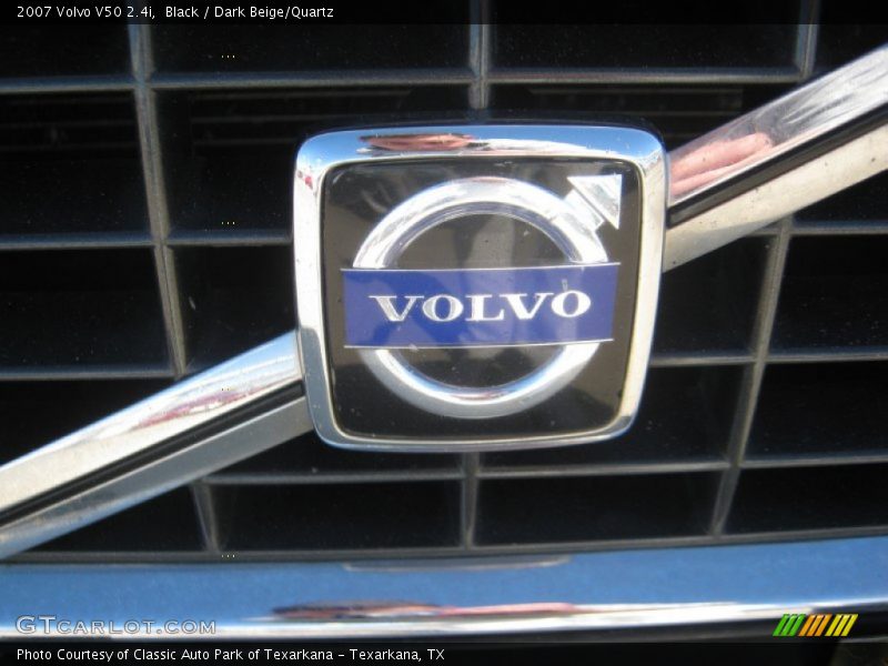 Black / Dark Beige/Quartz 2007 Volvo V50 2.4i
