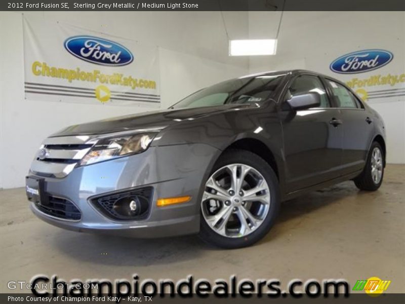 Sterling Grey Metallic / Medium Light Stone 2012 Ford Fusion SE