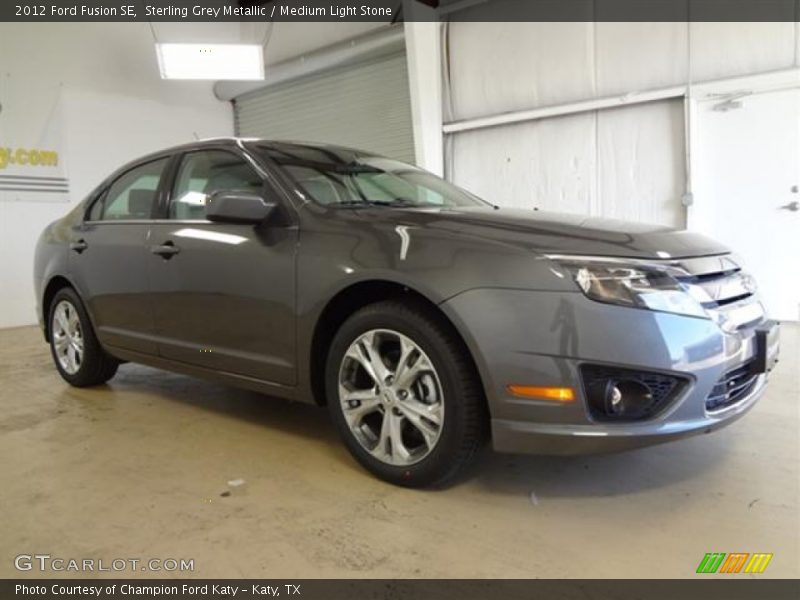 Sterling Grey Metallic / Medium Light Stone 2012 Ford Fusion SE