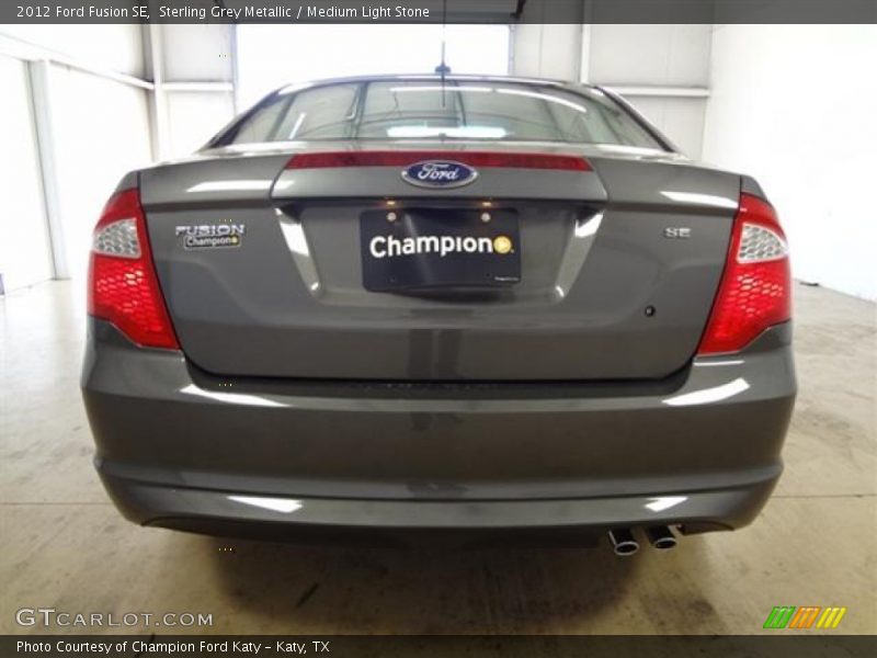 Sterling Grey Metallic / Medium Light Stone 2012 Ford Fusion SE