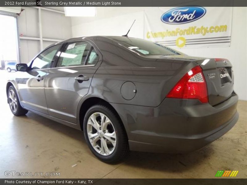 Sterling Grey Metallic / Medium Light Stone 2012 Ford Fusion SE