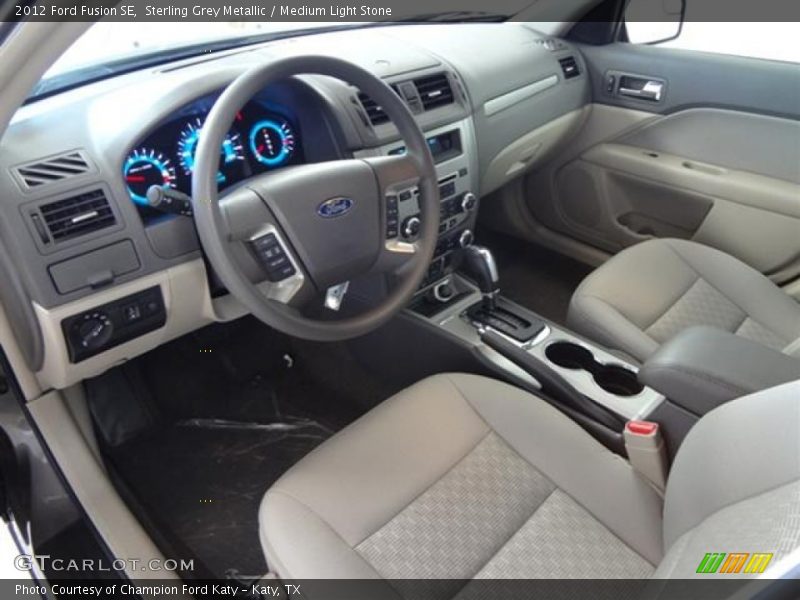 Sterling Grey Metallic / Medium Light Stone 2012 Ford Fusion SE