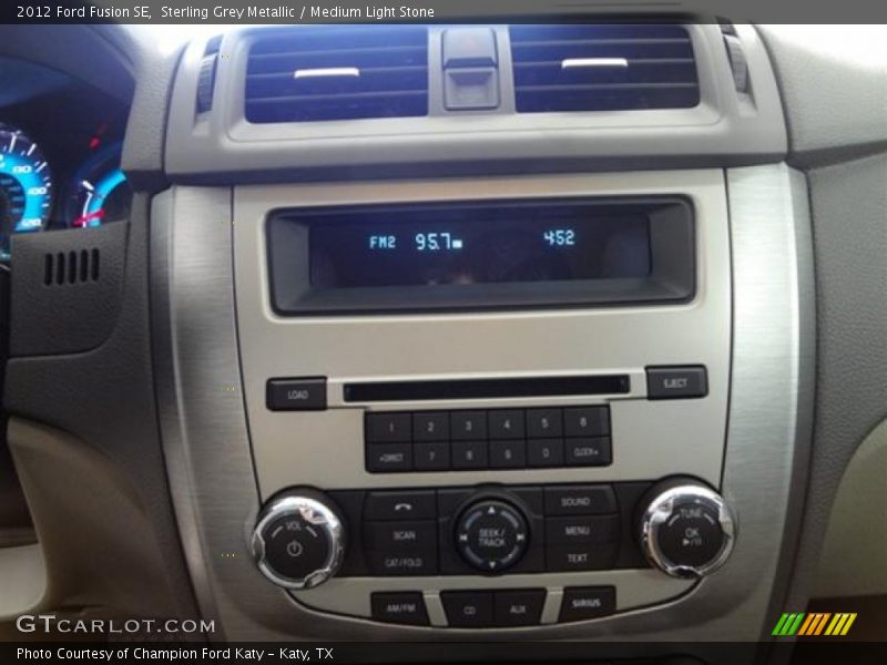 Sterling Grey Metallic / Medium Light Stone 2012 Ford Fusion SE