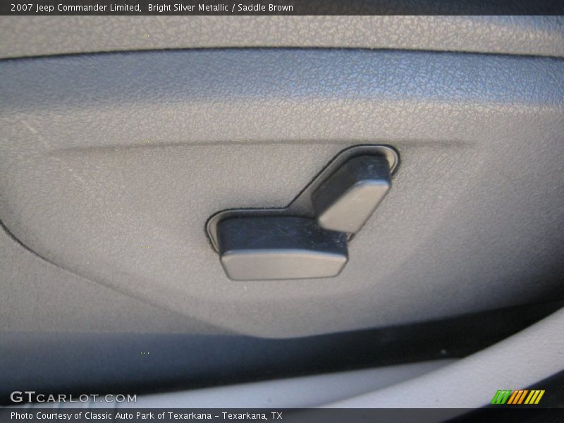 Bright Silver Metallic / Saddle Brown 2007 Jeep Commander Limited