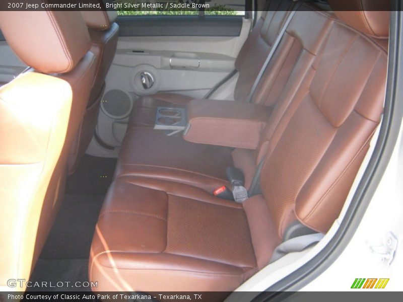 Bright Silver Metallic / Saddle Brown 2007 Jeep Commander Limited