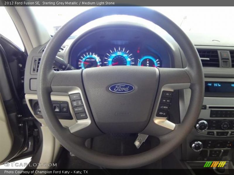 Sterling Grey Metallic / Medium Light Stone 2012 Ford Fusion SE