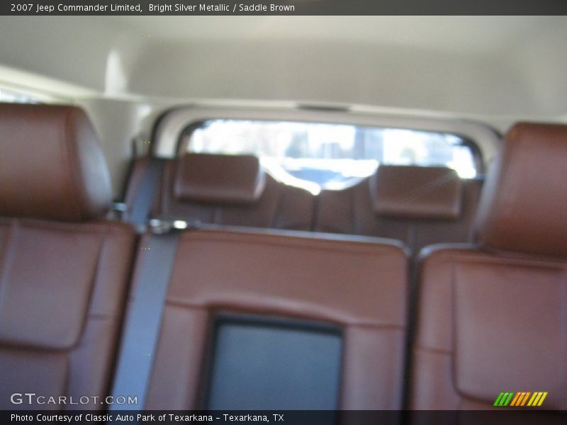 Bright Silver Metallic / Saddle Brown 2007 Jeep Commander Limited