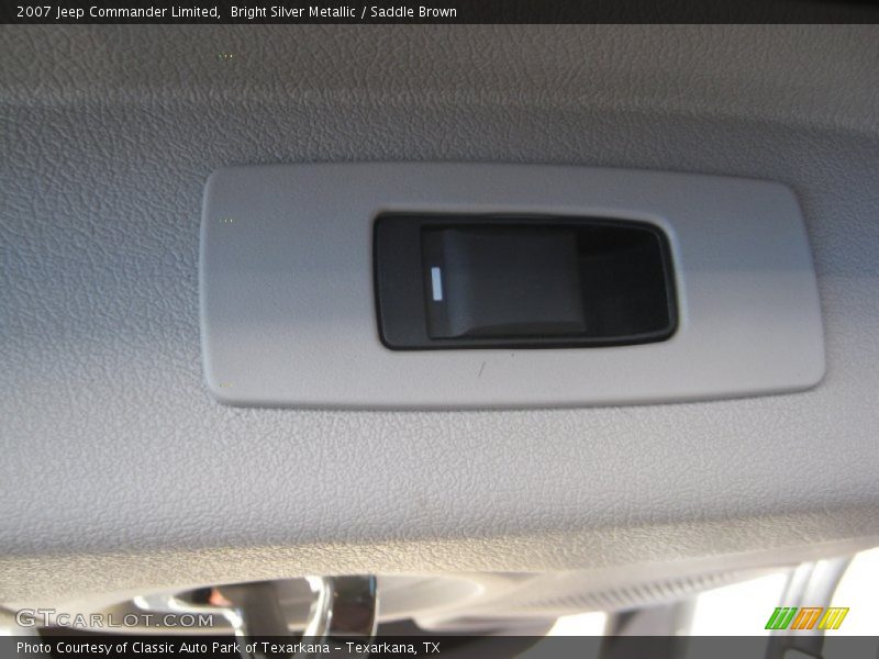 Bright Silver Metallic / Saddle Brown 2007 Jeep Commander Limited