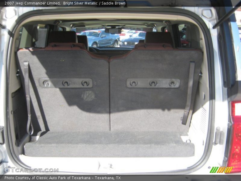 Bright Silver Metallic / Saddle Brown 2007 Jeep Commander Limited