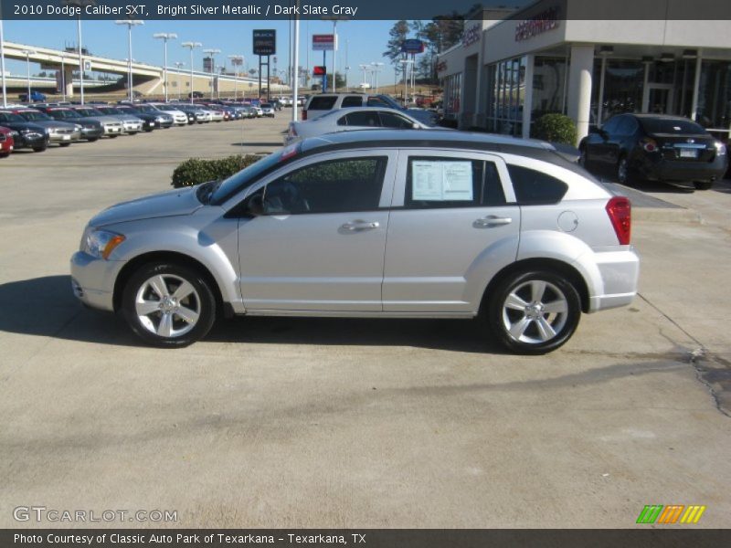 Bright Silver Metallic / Dark Slate Gray 2010 Dodge Caliber SXT