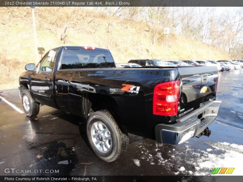 Black / Ebony 2012 Chevrolet Silverado 2500HD LT Regular Cab 4x4