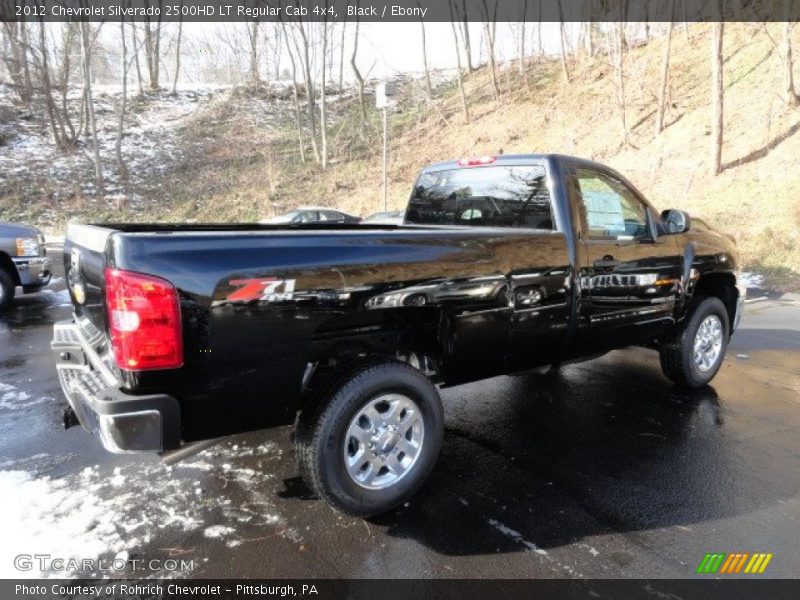 Black / Ebony 2012 Chevrolet Silverado 2500HD LT Regular Cab 4x4