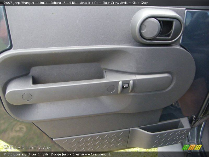 Steel Blue Metallic / Dark Slate Gray/Medium Slate Gray 2007 Jeep Wrangler Unlimited Sahara