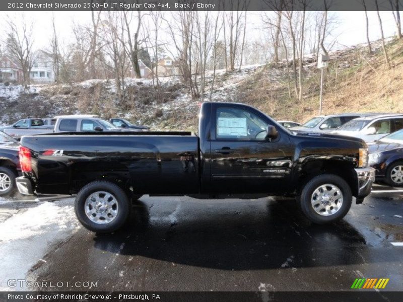 Black / Ebony 2012 Chevrolet Silverado 2500HD LT Regular Cab 4x4