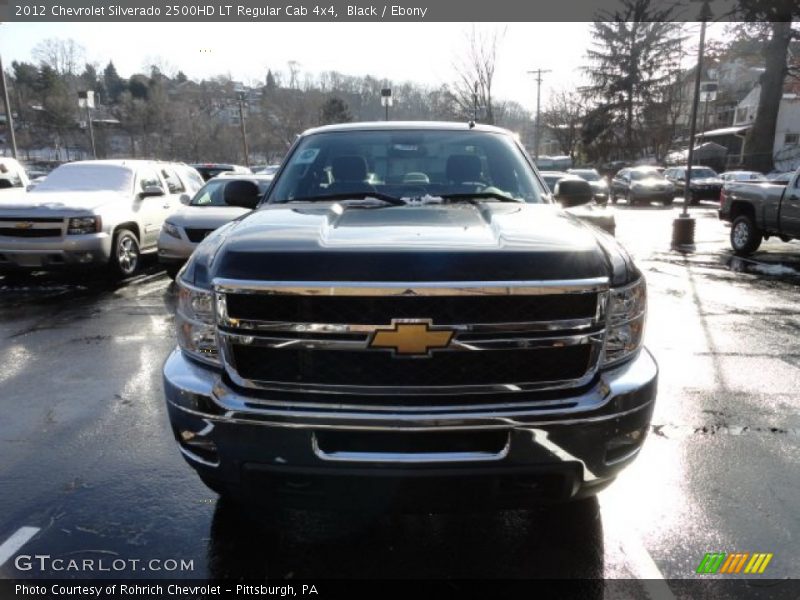 Black / Ebony 2012 Chevrolet Silverado 2500HD LT Regular Cab 4x4