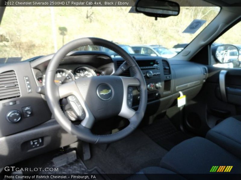 Black / Ebony 2012 Chevrolet Silverado 2500HD LT Regular Cab 4x4