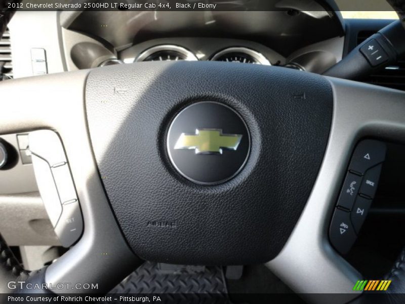 Black / Ebony 2012 Chevrolet Silverado 2500HD LT Regular Cab 4x4
