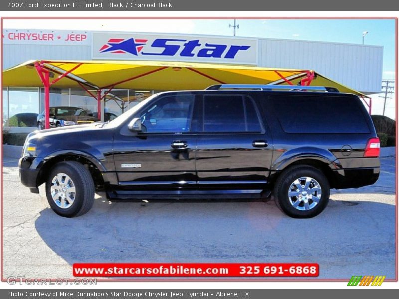 Black / Charcoal Black 2007 Ford Expedition EL Limited