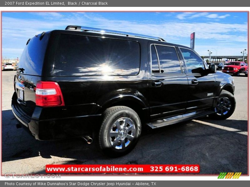Black / Charcoal Black 2007 Ford Expedition EL Limited