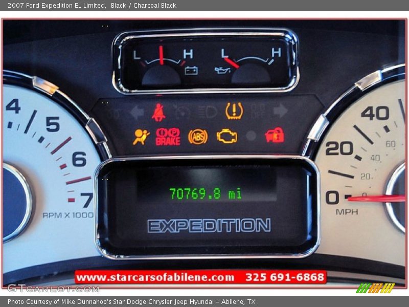 Black / Charcoal Black 2007 Ford Expedition EL Limited