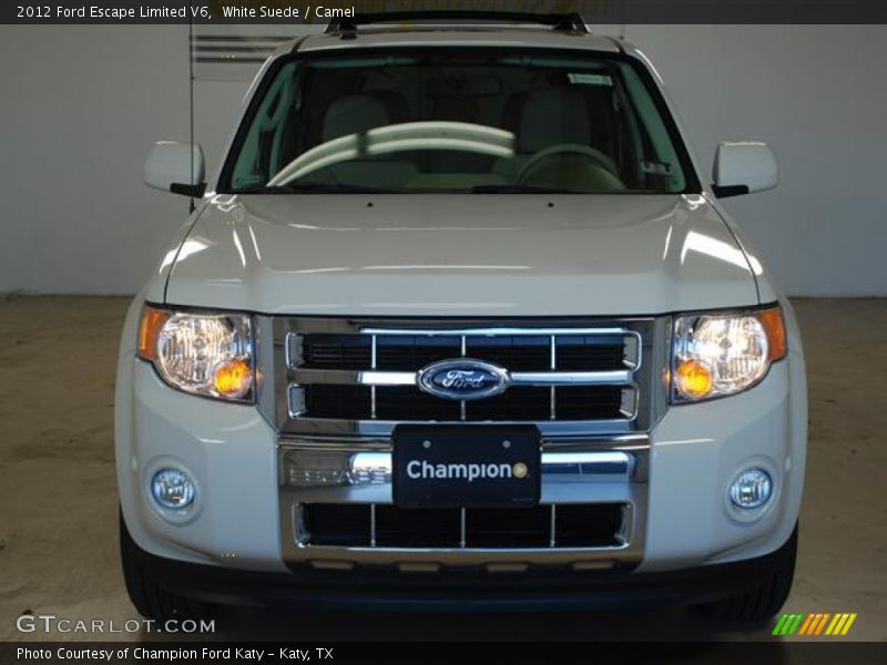 White Suede / Camel 2012 Ford Escape Limited V6