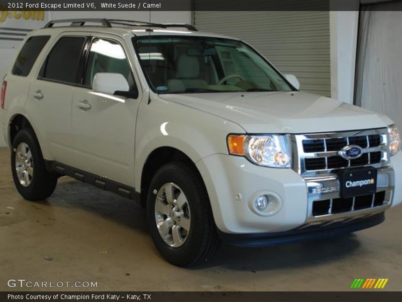 White Suede / Camel 2012 Ford Escape Limited V6