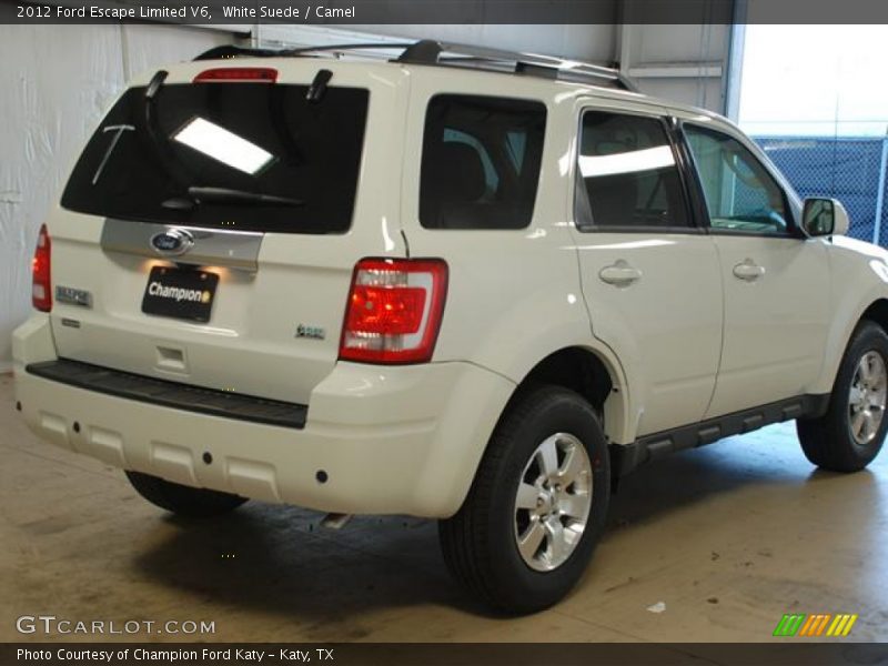 White Suede / Camel 2012 Ford Escape Limited V6