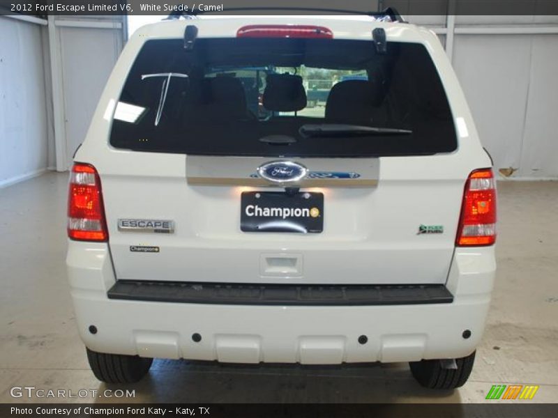 White Suede / Camel 2012 Ford Escape Limited V6