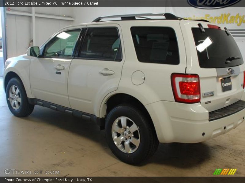 White Suede / Camel 2012 Ford Escape Limited V6