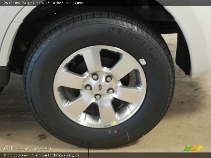 White Suede / Camel 2012 Ford Escape Limited V6