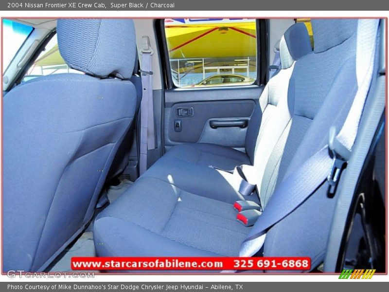 Super Black / Charcoal 2004 Nissan Frontier XE Crew Cab