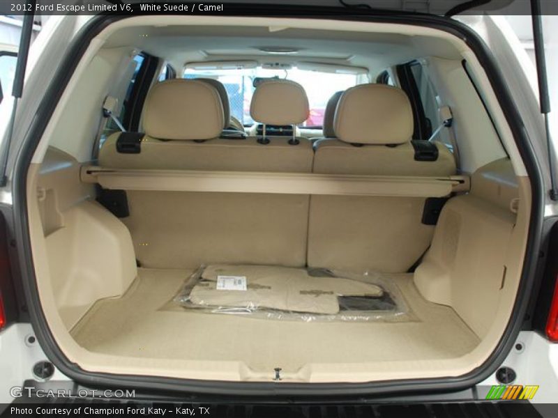 White Suede / Camel 2012 Ford Escape Limited V6
