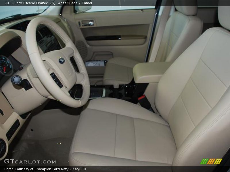 White Suede / Camel 2012 Ford Escape Limited V6