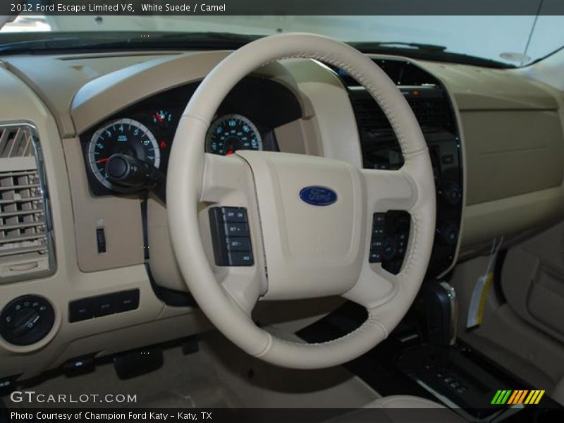 White Suede / Camel 2012 Ford Escape Limited V6