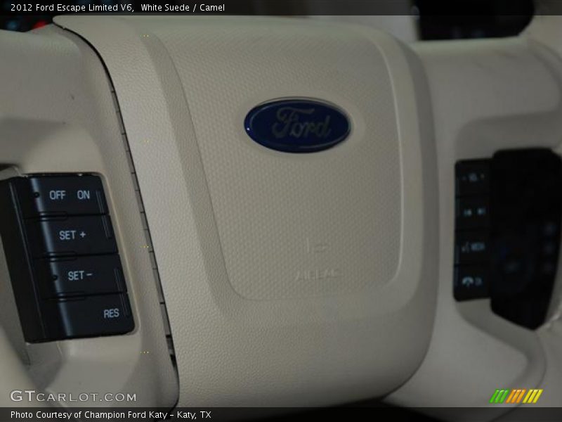 White Suede / Camel 2012 Ford Escape Limited V6