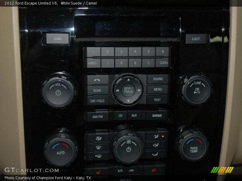 White Suede / Camel 2012 Ford Escape Limited V6