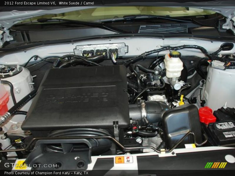 White Suede / Camel 2012 Ford Escape Limited V6