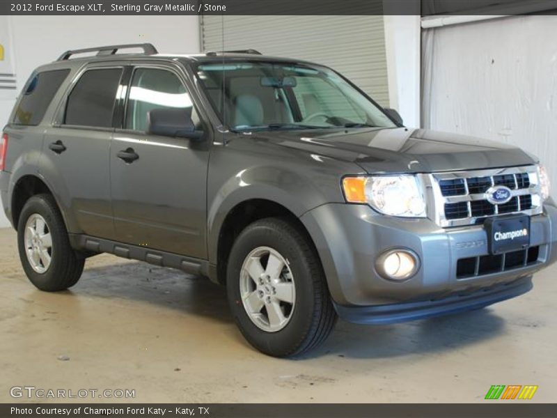 Sterling Gray Metallic / Stone 2012 Ford Escape XLT
