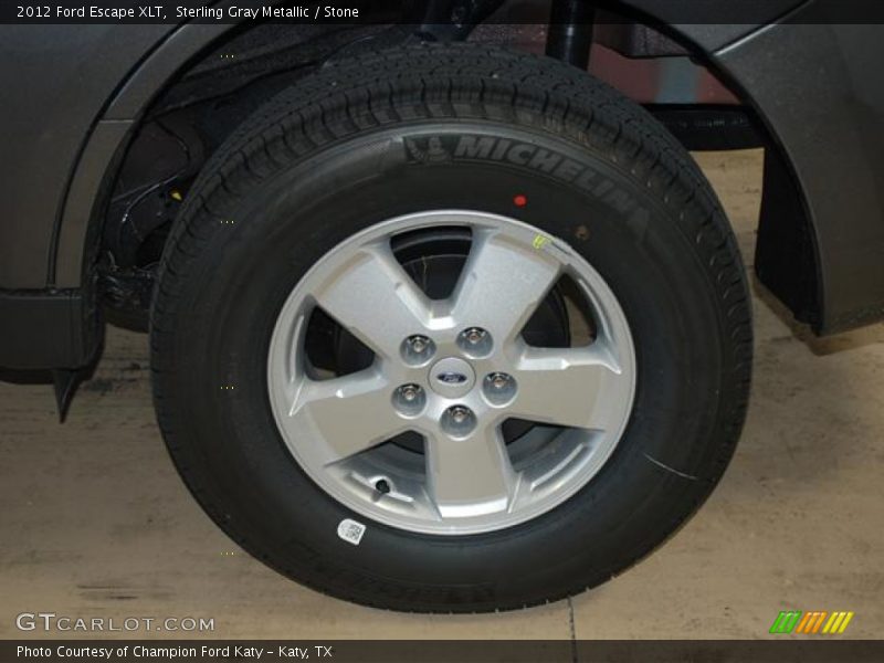 Sterling Gray Metallic / Stone 2012 Ford Escape XLT