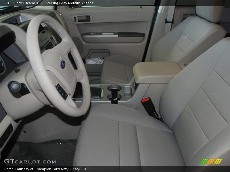 Sterling Gray Metallic / Stone 2012 Ford Escape XLT